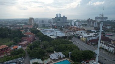 Malacca, Malezya - 16 Ekim 2022: Malacca 'nın Tarihi Tarihi Tarihi Binaları ve Turist Çekimleri