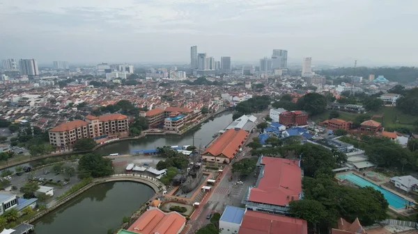 Malacca Malaysia Oktober 2022 Historiska Landmärkesbyggnaderna Och Turistattraktionerna Malacca — Stockfoto