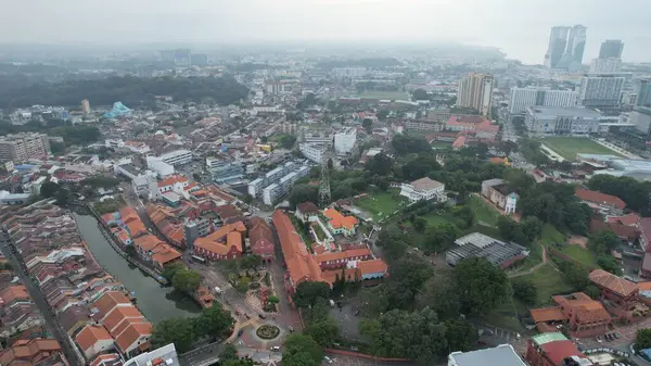 Malacca Malaysia Oktober 2022 Die Historischen Bauwerke Und Touristenattraktionen Von — Stockfoto