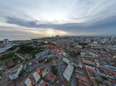 Malacca, Malezya - 16 Ekim 2022: Malacca 'nın Tarihi Tarihi Tarihi Binaları ve Turist Çekimleri