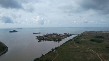 Malacca, Malezya - 16 Ekim 2022: Malacca 'nın Tarihi Tarihi Tarihi Binaları ve Turist Çekimleri