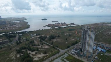 Malacca, Malezya - 16 Ekim 2022: Malacca 'nın Tarihi Tarihi Tarihi Binaları ve Turist Çekimleri