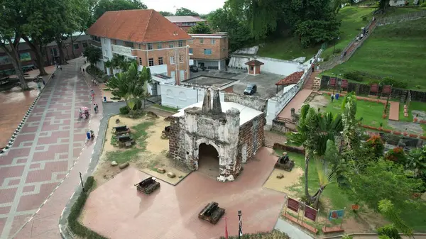 Malacca Malaysia Oktober 2022 Die Historischen Bauwerke Und Touristenattraktionen Von — Stockfoto