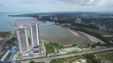 Malacca, Malezya - 16 Ekim 2022: Malacca 'nın Tarihi Tarihi Tarihi Binaları ve Turist Çekimleri