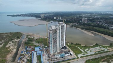 Malacca, Malezya - 16 Ekim 2022: Malacca 'nın Tarihi Tarihi Tarihi Binaları ve Turist Çekimleri