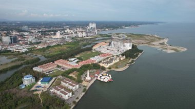 Malacca, Malezya - 16 Ekim 2022: Malacca 'nın Tarihi Tarihi Tarihi Binaları ve Turist Çekimleri