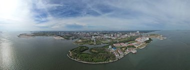 Malacca, Malezya - 16 Ekim 2022: Malacca 'nın Tarihi Tarihi Tarihi Binaları ve Turist Çekimleri