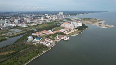 Malacca, Malezya - 16 Ekim 2022: Malacca 'nın Tarihi Tarihi Tarihi Binaları ve Turist Çekimleri