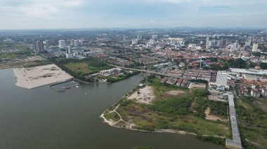 Malacca, Malezya - 16 Ekim 2022: Malacca 'nın Tarihi Tarihi Tarihi Binaları ve Turist Çekimleri