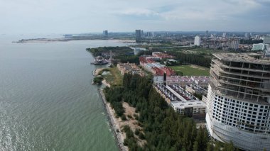 Malacca, Malezya - 16 Ekim 2022: Malacca 'nın Tarihi Tarihi Tarihi Binaları ve Turist Çekimleri