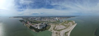 Malacca, Malezya - 16 Ekim 2022: Malacca 'nın Tarihi Tarihi Tarihi Binaları ve Turist Çekimleri