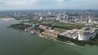 Malacca, Malezya - 16 Ekim 2022: Malacca 'nın Tarihi Tarihi Tarihi Binaları ve Turist Çekimleri