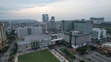 Malacca, Malezya - 16 Ekim 2022: Malacca 'nın Tarihi Tarihi Tarihi Binaları ve Turist Çekimleri