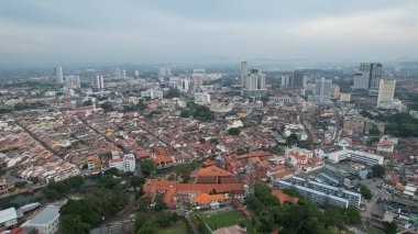 Malacca, Malezya - 16 Ekim 2022: Malacca 'nın Tarihi Tarihi Tarihi Binaları ve Turist Çekimleri