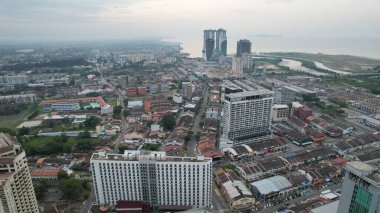 Malacca, Malezya - 16 Ekim 2022: Malacca 'nın Tarihi Tarihi Tarihi Binaları ve Turist Çekimleri