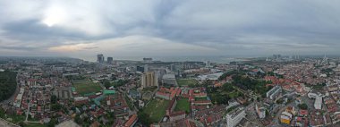 Malacca, Malezya - 16 Ekim 2022: Malacca 'nın Tarihi Tarihi Tarihi Binaları ve Turist Çekimleri