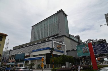 Malacca, Malezya - 16 Ekim 2022: Malacca 'nın Tarihi Tarihi Tarihi Binaları ve Turist Çekimleri