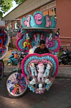 Malacca, Malezya - 16 Ekim 2022: Malacca 'nın Tarihi Tarihi Tarihi Binaları ve Turist Çekimleri