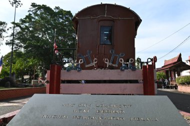 Malacca, Malezya - 16 Ekim 2022: Malacca 'nın Tarihi Tarihi Tarihi Binaları ve Turist Çekimleri