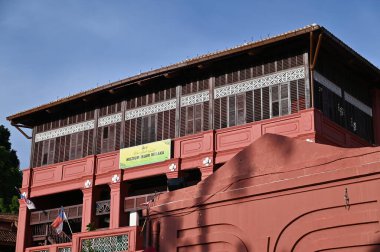 Malacca, Malezya - 16 Ekim 2022: Malacca 'nın Tarihi Tarihi Tarihi Binaları ve Turist Çekimleri
