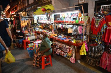 Malacca, Malezya - 16 Ekim 2022: Malacca 'nın Tarihi Tarihi Tarihi Binaları ve Turist Çekimleri