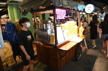 Malacca, Malezya - 16 Ekim 2022: Malacca 'nın Tarihi Tarihi Tarihi Binaları ve Turist Çekimleri