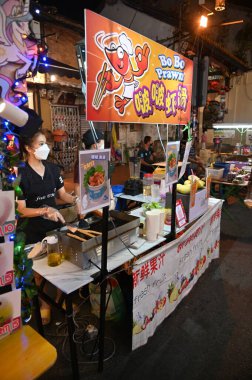 Malacca, Malezya - 16 Ekim 2022: Malacca 'nın Tarihi Tarihi Tarihi Binaları ve Turist Çekimleri