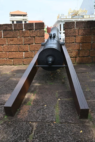 Malacca, Malezya - 16 Ekim 2022: Malacca 'nın Tarihi Tarihi Tarihi Binaları ve Turist Çekimleri