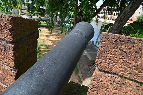 Malacca, Malezya - 16 Ekim 2022: Malacca 'nın Tarihi Tarihi Tarihi Binaları ve Turist Çekimleri