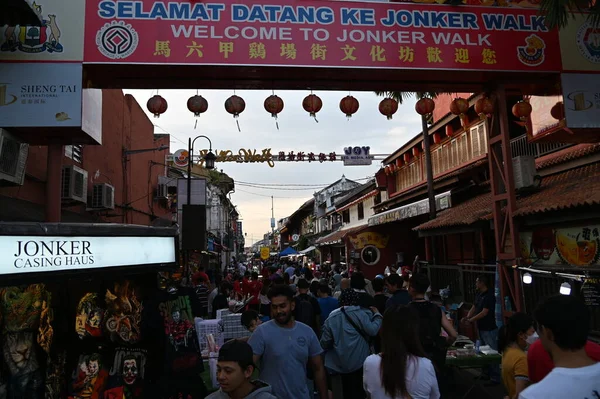 Malacca Malaysia Oktober 2022 Die Historischen Bauwerke Und Touristenattraktionen Von — Stockfoto