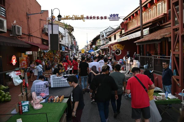 马来西亚马六甲 2022年10月16日 马六甲的历史地标建筑和旅游景点 — 图库照片