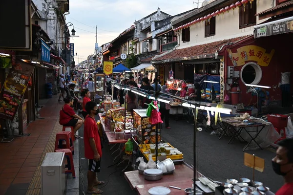 Malacca Malaysia Oktober 2022 Die Historischen Bauwerke Und Touristenattraktionen Von — Stockfoto