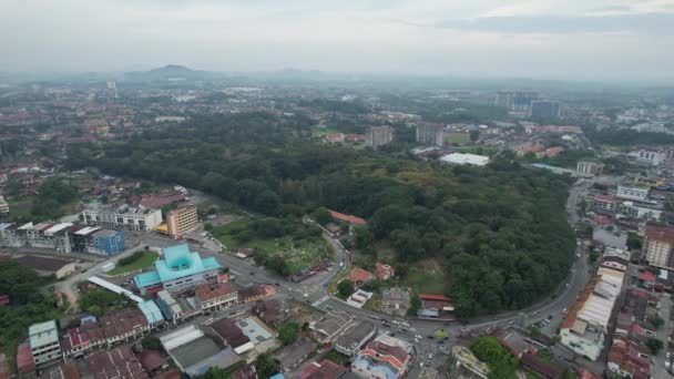 Malacca Malesia Ottobre 2022 Veduta Aerea Della Crociera Sul Fiume — Video Stock