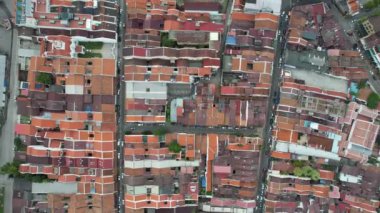 Malacca, Malezya - 16 Ekim 2022: Malacca Nehri Gezisi Hava Görüntüsü