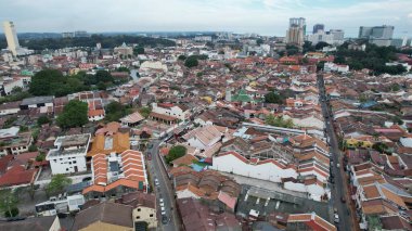 Malacca, Malezya - 16 Ekim 2022: Malacca 'nın Tarihi Tarihi Tarihi Binaları ve Turist Çekimleri