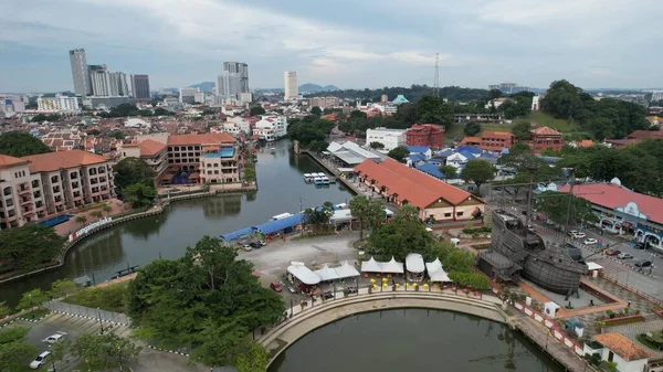 Малакка Малайзия Октября 2022 Года Исторические Достопримечательности Достопримечательности Малакки — стоковое фото