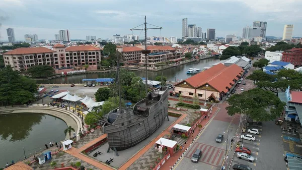 Malacca Malajzia Október 2022 Historical Landmark Buildings Turisztikai Látványosságok Malacca — Stock Fotó