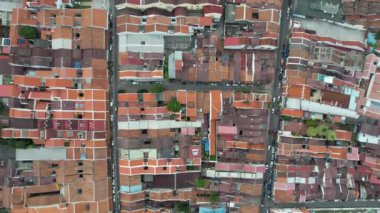 Malacca, Malezya - 16 Ekim 2022: Malacca Nehri Gezisi Hava Görüntüsü