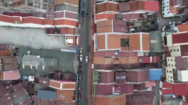 Malacca, Malezya - 16 Ekim 2022: Malacca Nehri Gezisi Hava Görüntüsü