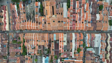 Malacca, Malezya - 16 Ekim 2022: Malacca 'nın Tarihi Tarihi Tarihi Binaları ve Turist Çekimleri