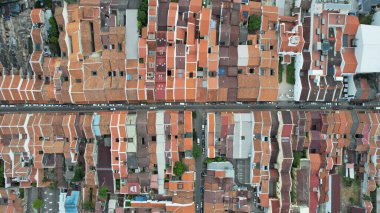 Malacca, Malezya - 16 Ekim 2022: Malacca 'nın Tarihi Tarihi Tarihi Binaları ve Turist Çekimleri