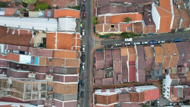 Malacca, Malezya - 16 Ekim 2022: Malacca 'nın Tarihi Tarihi Tarihi Binaları ve Turist Çekimleri