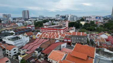 Malacca, Malezya - 16 Ekim 2022: Malacca 'nın Tarihi Tarihi Tarihi Binaları ve Turist Çekimleri