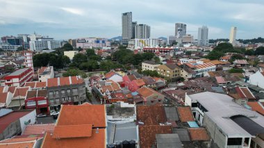 Malacca, Malezya - 16 Ekim 2022: Malacca 'nın Tarihi Tarihi Tarihi Binaları ve Turist Çekimleri