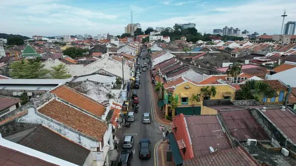 Malacca Malaysia Oktober 2022 Historiska Landmärkesbyggnaderna Och Turistattraktionerna Malacca — Stockfoto