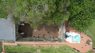 Malacca, Malezya - 16 Ekim 2022: Malacca 'nın Tarihi Tarihi Tarihi Binaları ve Turist Çekimleri