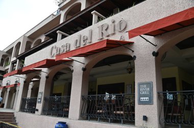 Malacca, Malezya - 16 Ekim 2022: Malacca 'nın Tarihi Tarihi Tarihi Binaları ve Turist Çekimleri