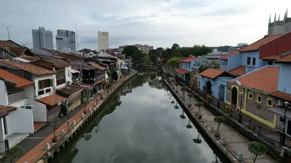 マレーシアマラッカ 2022年10月16日 マラッカの歴史的建造物と観光スポット — ストック写真