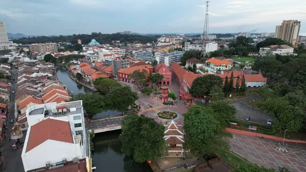 Malacca Malaysia Oktober 2022 Historiska Landmärkesbyggnaderna Och Turistattraktionerna Malacca — Stockfoto