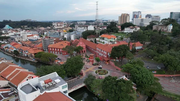 Malacca Malezya Ekim 2022 Malacca Nın Tarihi Tarihi Tarihi Binaları — Stok fotoğraf